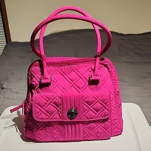 Vera Bradley Pink Quilted Handbag NWOT